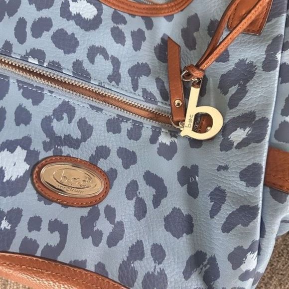 B.O.C. Blue Cheetah Print hobo Purse - Picture 13 of 14